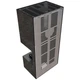 Камінна топка Kratki FLOKI BOX правий 8 kW Ø 160 в обудові з керамограніту NATURALI NERO GRECO - изображение 3