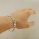 Мужской серебряный браслет бисмарк черненый длина 20.5 cм вес 16 грамм 2057-20.5-16 + брендовая упаковка - изображение 4