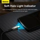 Кабель USB на Type-C Baseus Glimmer 100W (2 метри, з підсвічуванням, передача даних, швидка зарядка) - Чорний - зображення 5