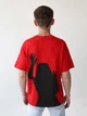 Футболка мужская красная широкая силуэт на спине 21688-1 XL - изображение 2