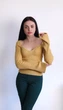 Жіночий свитер H&M (55728) S Жовтий - зображення 2
