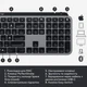 Клавіатура бездротова Logitech MX Keys for Mac Space Gray (920-009558) - зображення 7