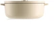 Гусятница KitchenAid Cast Iron с крышкой Чугунная 30 см 5.6 л Миндальный крем (CC006062-001) - изображение 2