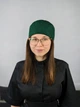 Головний убір для кухаря - шапка таблетка Vsetex Зелена - зображення 3