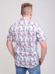 Сорочка чоловіча біла дуже тонка з пальмами 4602-1-1 XL - зображення 6