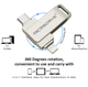 Флешка металлическая 2в1 256ГБ Type-C-Lightning для Apple iPhone, iPad, компьютера MICRODRIVE A3 256GB Серебро - изображение 5