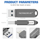 Флешка металлическая 2в1 256ГБ USB-Lightning для Apple iPhone, iPad, компьютера Microdrive A2 256GB Черный - изображение 7