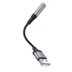 Переходник USB на AUX 3.5mm HOCO LS36 Черный - изображение 6