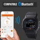 Часы наручные с подсветкой Skmei 1629BK 5 ATM 51 мм Black - изображение 4