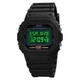 Часы наручные с подсветкой Skmei 1628BKBK 5 ATM 44 мм Black - изображение 3