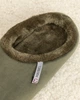 Тапочки домашние велюровые утепленные закрытые Хаки Maybel 42-43 (2966_5) - изображение 4