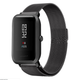 Металлический ремешок Milanese Xiaomi Amazfit Bip / Lite / 20 мм миланская петля Черный 1901P - изображение 2