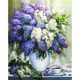 Алмазна мозаїка Букет бузку 40х50 см ColorArt SP075 - зображення 1