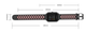 Силіконовий ремінець MiJobs Sport для 22мм для Amazfit GTR 2 Pace Stratos / Huawei Watch GT 2 / Samsung Gear S3 Чорний / Блакитний 1692P - зображення 3