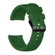 Силиконовый ремешок Half Strips 20 мм для Amazfit Bip Lite S U/ GTS 2 3 4 Mini / GTR (42 mm) / 2, Samsung Galaxy Watch / Active 2 (40 mm) / Gear S4 (42 mm), Huawei GT2 (42 mm) рифленый Хаки 2100P - изображение 1