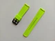 Силіконовий ремінець Half Strips 20 мм для Amazfit Bip Lite S U/ GTS 2 3 4 Mini / GTR (42 mm) / 2, Samsung Galaxy Watch / Active 2 (40 mm) / Gear S4 (42 mm), Huawei GT2 (42 mm) рифлений Зелений 2100P - зображення 3