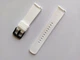 Силиконовый ремешок Half Strips 20 мм для Amazfit Bip Lite S U/ GTS 2 3 4 Mini / GTR (42 mm) / 2, Samsung Galaxy Watch / Active 2 (40 mm) / Gear S4 (42 mm), Huawei GT2 (42 mm) рифленый Белый 2100P - изображение 3