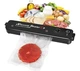 Автоматичний кухонний вакуумний пакувальник Vacuum sealer для зберігання харчових продуктів чорний вакууматор +10пакетів 0015 - зображення 3