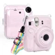 Набор камера моментальной печати Fujifilm INSTAX Mini 12 Blossom Pink / Чехол прозрачный / Фотобумагой на 20 снимков / Фотоальбом розовый на 64 снимка - изображение 6