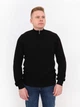 Водолазка чоловіча чорна з горлом на блискавці 1431-2 XL - зображення 4