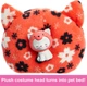 Лялька Barbie Cutie Reveal Chelsea Kitten (Red Panda) - Барбі Челсі з кошеням, у костюмі Червоної Панди (HRK28) - Ігровий набір Mattel - зображення 5