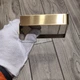 Маленькая полочка из нержавейки для телефона и мелочей Disfact BathRack Mini-18cm Золотистая - изображение 5