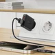 Мережевий зарядний пристрій ACEFAST A69 PD30W GaN (USB-A+USB-C) ultra-thin charger Black (6974316282709) - зображення 5