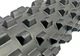 Масажний ролик-валик EasyFit Grid Roller PRO 45 см ролер-масажер для спини, ніг, рук та шиї в чохлі EF-2029s-BK Чорний (56003217) - зображення 2