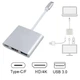 Хаб конвертер Type-C - HDMI Type-C USB 4K SmartGo - изображение 3