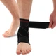 Бандаж на голеностоп с фиксирующим ремнем фиксатор голеностопа Sibote Fit 7206 Black-Grey - изображение 4