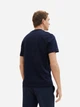 Футболка хлопковая длинная мужская Tom Tailor 1037735-10668 2XL Синяя (4067261193021) - изображение 2