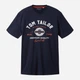Футболка хлопковая длинная мужская Tom Tailor 1037735-10668 2XL Синяя (4067261193021) - изображение 4