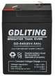 Аккумулятор для торговых весов фонарей светильников 6V 4A GDLITE GD-640 - изображение 2