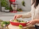 Форма для випічки з кришкою KitchenAid Stoneware керамогранітна 7.5 х 19.5 х 32.8 см 1.9 л Червона (CC006106-001) - зображення 6