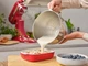 Форма для выпечки с крышкой KitchenAid Stoneware керамогранитная 6.5 х 15.5 х 26 см 0.9 л Красная (CC006104-001) - изображение 8
