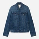 Джинсовая куртка мужская Tom Tailor 1040165-10119 S Синяя (4067672148931) - изображение 4