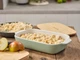 Форма для выпечки с крышкой KitchenAid Stoneware керамогранитная 7.5 х 19.5 х 32.8 см 1.9 л Фисташковая (CC007425-001) - изображение 5