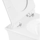 Унитаз подвесной Qtap Virgo безободковый с сиденьем Slim Soft-close QT1833051ERW - изображение 5
