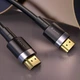 Кабель Baseus 1 метр 4K HDMI to 4K HDMI 60Гц Cafule Black (CADKLF-E01) - изображение 4
