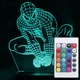 Акриловый светильник-ночник с пультом 16 цветов Человек-Паук (Spider-Man) tty-n000038 - изображение 1