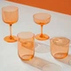 Набор из 2 стаканов для воды Villeroy & Boch Like Glass Apricot 280 мл оранжевый (1951818180) - изображение 4