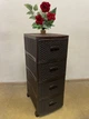 Комод пластиковый 4 ящика ROTANGE коричневый (91х37,5х46см) Консенсус - изображение 6