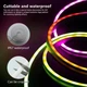 Розумна Неонова Світлодіодна LED Стрічка RGB Color 5м з Wi-Fi Bluetooth із синхронізацією музики (24 В, 120 світлодіодів/м) - зображення 5