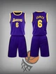 Форма баскетбольна дитяча Lion NBA LAKERS JAMES 6 колір фіолетовий L - на 9-11 років, зріст 135-140 (CO-2261-L) - зображення 2