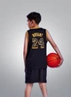Форма баскетбольна дитяча Lion NBA LAKERS BRYANT 24 колір чорний XL - на 12-14 років, зріст 154-160 (CO-2265-XL) - изображение 3