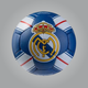 Мяч футбольный Grippy G-14 Real Madrid, синий/белый (GR4-417RM) - изображение 1