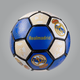 Футбольный мяч Grippy G-14 Real Madrid 4, бело-синий. (GR4-453M/4) - изображение 1