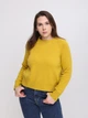 Светр жіночий жовтий однотонний прямий 311 2-2 ONE SIZE - зображення 4