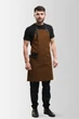 Фартух бармена Vsetex Jackson Canvas Коричневий - зображення 1