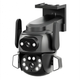 Камера наружная поворотная уличная двойная WIFI DOUL CAM Q-821 FULL-HD 4Mp Ночная сьемка Черная - изображение 5